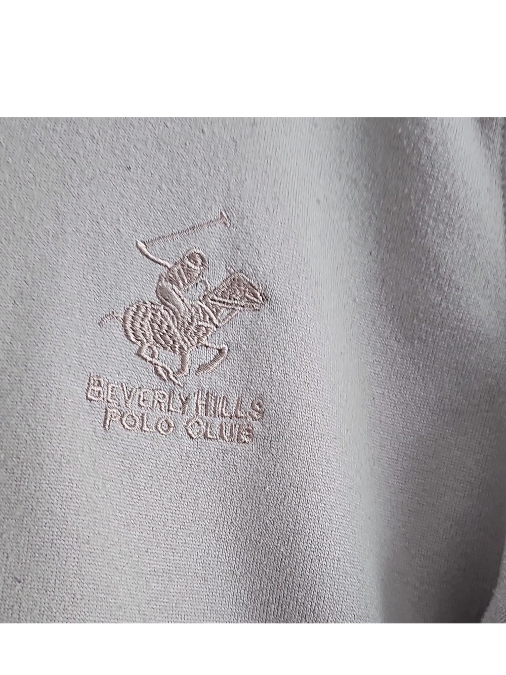 Beverly Hills Polo Club Girls Dusty Rose Zip Hoodie - Picture 2 of 5